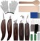 Wood Carving Kit, 14 PCS Wood Carving Tools Set with Detail Carving Knife, Spoon Blanks, Whittling Knife, Wood Whittling Kit for Beginners Kids Adults Woodworking DIY